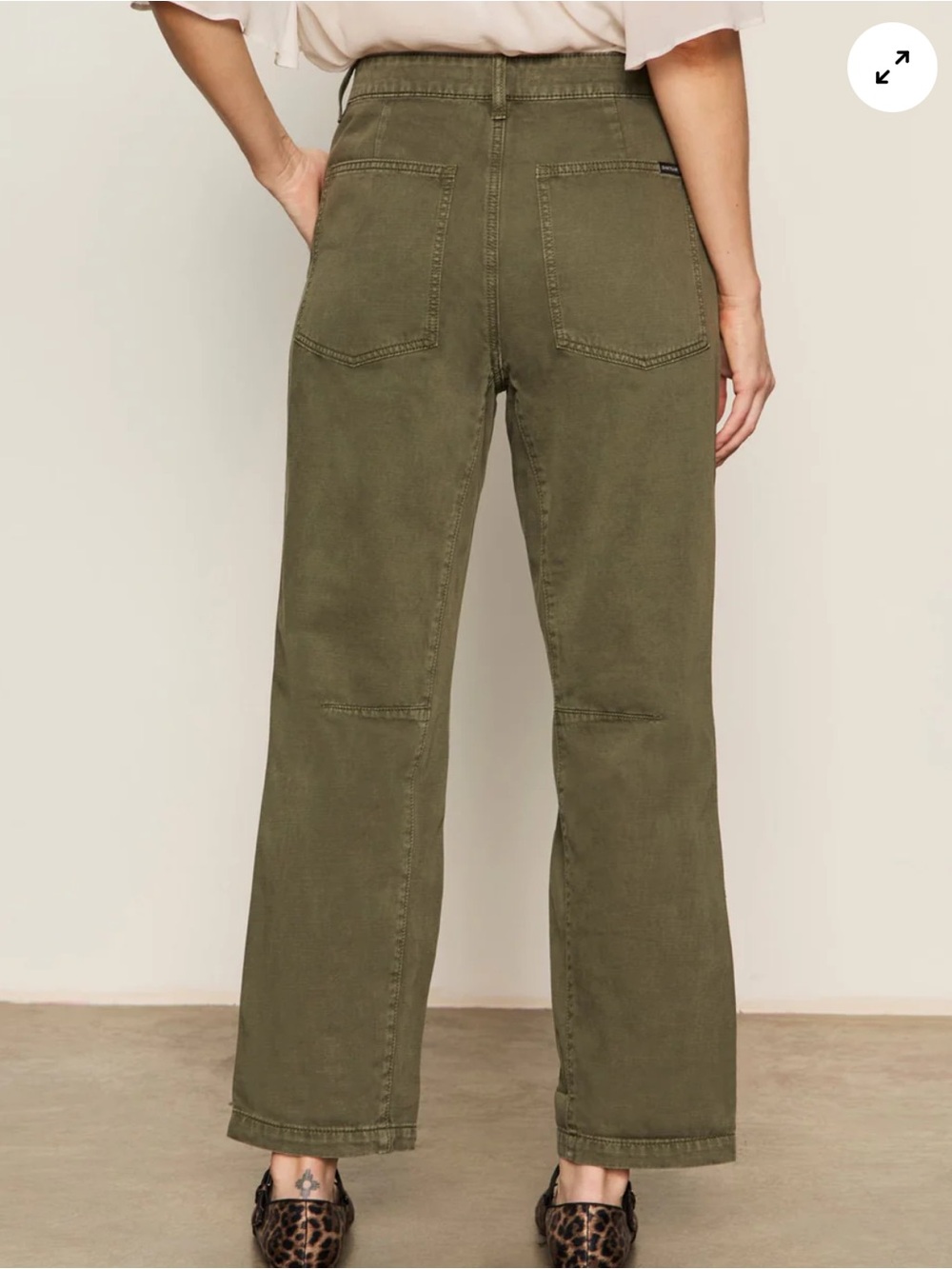 SANCTUARY BOYFRIEND UTILITY PANT KALAMATA NWT - Picture 3 of 17